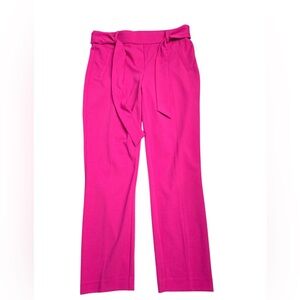 Jules & Leopold Vibrant Pink Tie-Waist Trousers